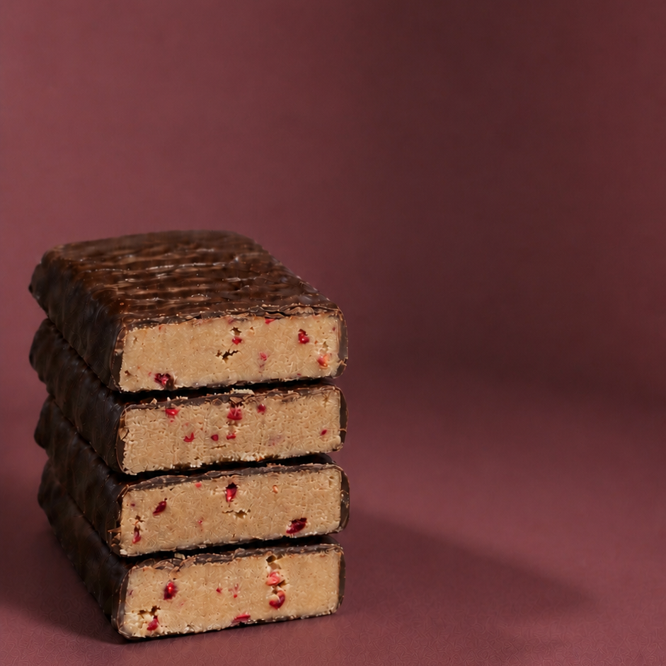 Hustle Chocolate Raspberry Protein Bars | Box of 12