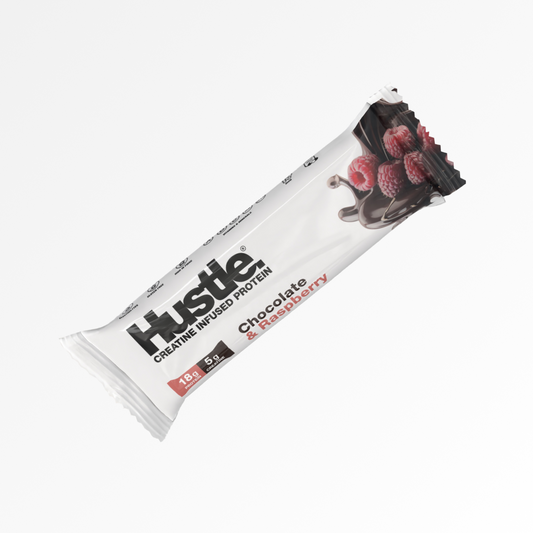 Hustle Chocolate Raspberry Bars - 12 Bars