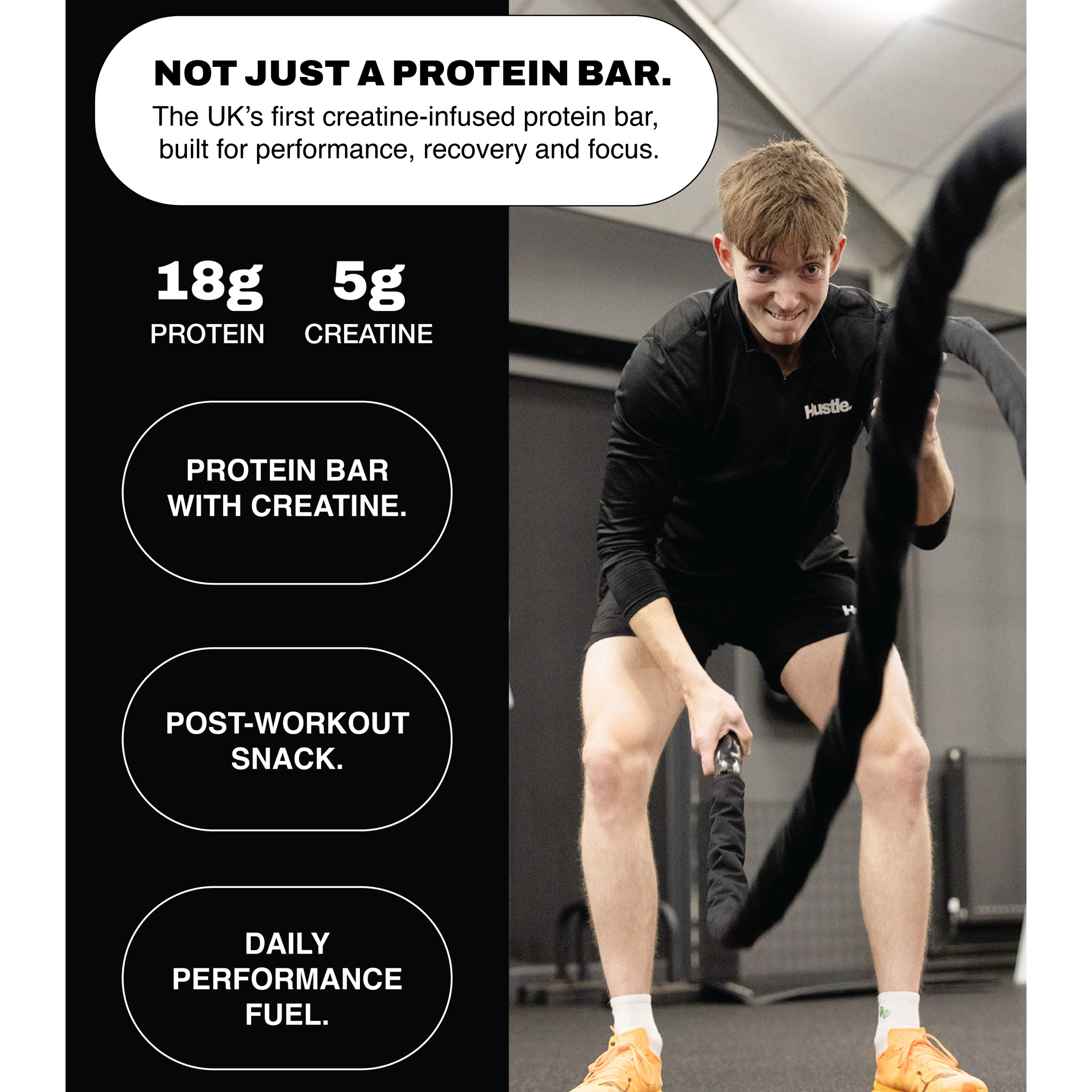 Hustle Salted Caramel Protein Bars | Box of 12