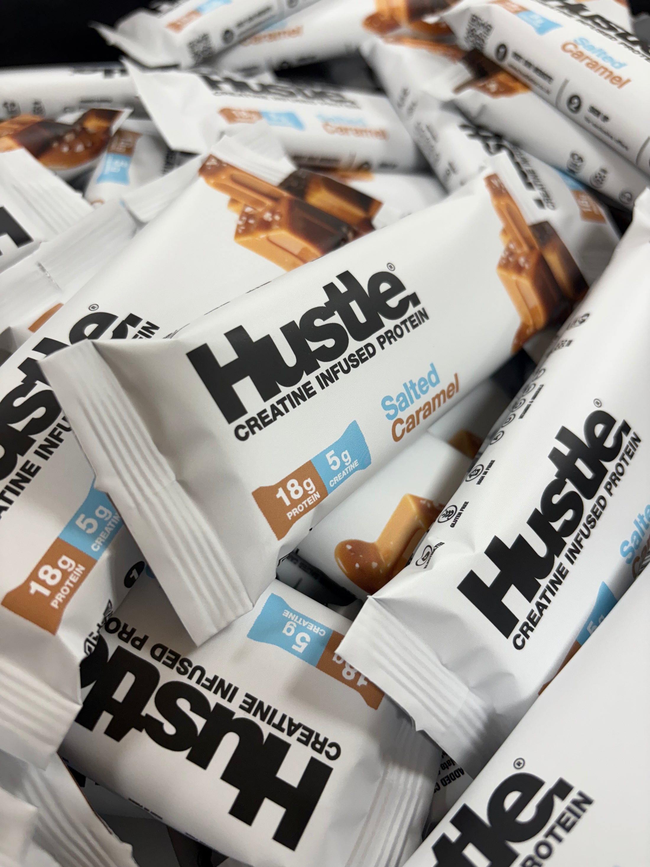 Hustle Salted Caramel Bars (12 pack)